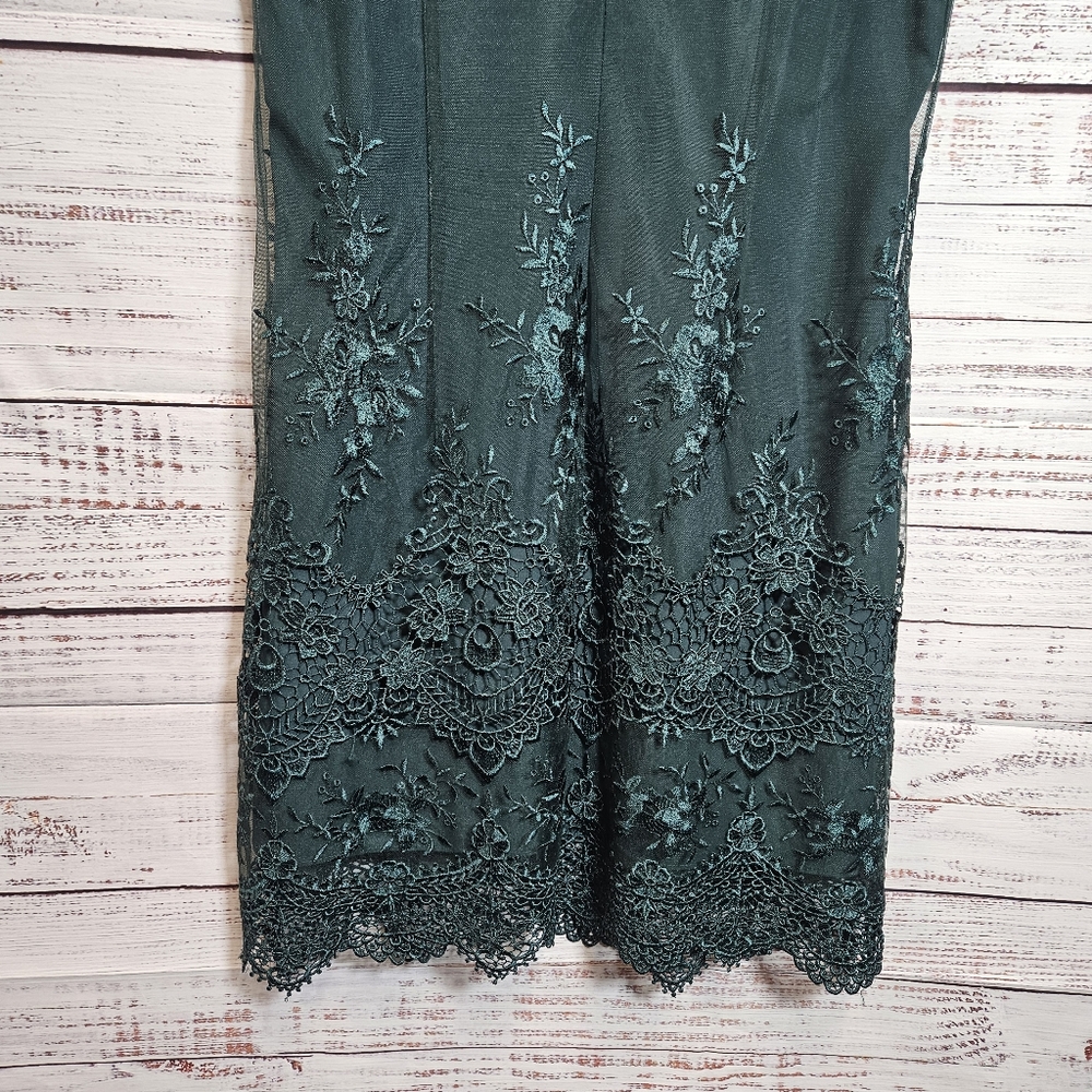 Nanette Lepore green lace dress - Picture 14 of 16